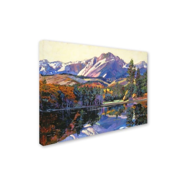 David Lloyd Glover 'Painter's Lake' Canvas Art,18x24